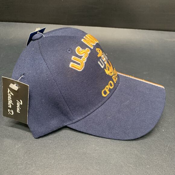 U.S. Navy CPO Retired Hat Officially Licensed USN Adjustable Embroidered - Picture 2 of 5
